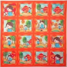 BAVLNĚNÁ LÁTKA - panel 35 x 35 cm  FNP24