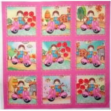 BAVLNĚNÁ LÁTKA - panel 35 x 35 cm  FNP26