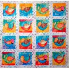 BAVLNĚNÁ LÁTKA - panel 35x35 cm  FNP40