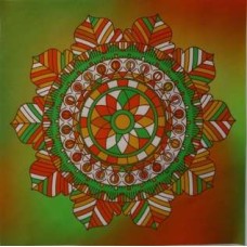 BAVLNĚNÁ LÁTKA - panel 35 X 35 cm  7MAN104