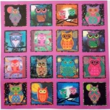 BAVLNĚNÁ LÁTKA - panel 35x35 cm  FNP61