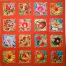 BAVLNĚNÁ LÁTKA - panel 35 x 35 cm  FNP85