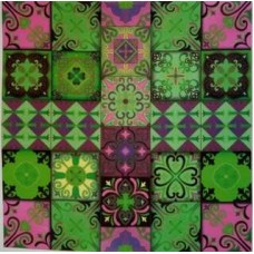 BAVLNĚNÁ LÁTKA - panel 35 x 35 cm Fman82