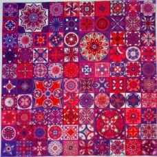 BAVLNĚNÁ LÁTKA - panel 35 x 35 cm Fman103