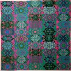 BAVLNĚNÁ LÁTKA - panel 35 x 35 cm Fman191