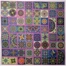 BAVLNĚNÁ LÁTKA - panel 35 x 35 cm Fman192