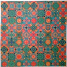 BAVLNĚNÁ LÁTKA - panel 35 x 35 cm Fman197