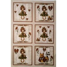 BAVLNĚNÝ PANEL - SADA větší 35 x 53 cm  MDV1