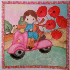 BAVLNĚNÝ PANEL DĚTSKÝ 10 x 10 cm   DOF2