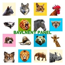 BAVLNĚNÝ PANEL - SADA 35 X 35 cm 132s10