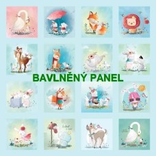BAVLNĚNÝ PANEL - SADA 35 X 35 cm 132s15