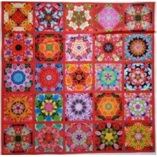 BAVLNĚNÁ LÁTKA - panel 35 x 35 cm   FNP95