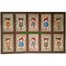 BAVLNĚNÁ LÁTKA - panel 22 x 35 cm  FNP128