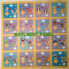 BAVLNĚNÁ LÁTKA - panel 47 x 47 cm  FNP135