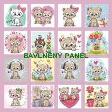 BAVLNĚNÝ PANEL - SADA 47 X 47 cm NP-191