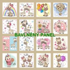 BAVLNĚNÝ PANEL - SADA 47 X 47 cm NP-199