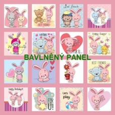 BAVLNĚNÝ PANEL - SADA 47 X 47 cm NP-203