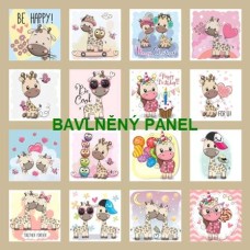BAVLNĚNÝ PANEL - SADA 47 X 47 cm NP-204