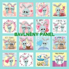 BAVLNĚNÝ PANEL - SADA 47 X 47 cm NP-208