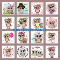 BAVLNĚNÝ PANEL - SADA 35 X 35 CM  NP-216a