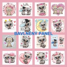 BAVLNĚNÝ PANEL - SADA 47 X 47 cm NP-213a