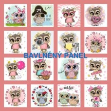 BAVLNĚNÝ PANEL - SADA 47 X 47 cm NP-216
