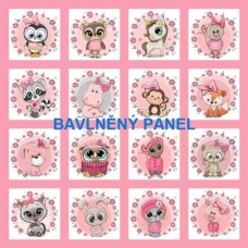 BAVLNĚNÝ PANEL - SADA 47 X 47 cm NP-219