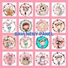 BAVLNĚNÝ PANEL - SADA 47 X 47 cm NP-222