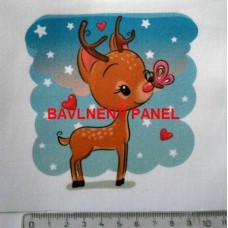 BAVLNĚNÝ PANEL DĚTSKÝ 10 x 11 cm   DOF164