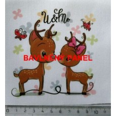 BAVLNĚNÝ PANEL DĚTSKÝ 10 x 11 cm   DOF165