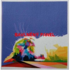 BAVLNĚNÝ PANEL  10x10 cm   DOF185