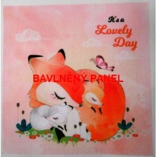 BAVLNĚNÝ PANEL DĚTSKÝ 12 x 12 cm   DOF237