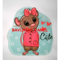 BAVLNĚNÝ PANEL DĚTSKÝ 15 x 15 cm   DOF242