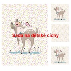 Autorská sada bavlněných panelů na peřinku č.10