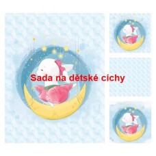 Autorská sada bavlněných panelů na peřinku č.20