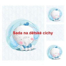 Autorská sada bavlněných panelů na peřinku č.25