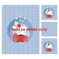 Autorská sada bavlněných panelů na peřinku č.33