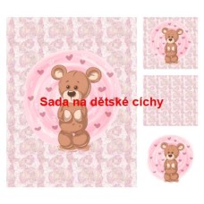 Autorská sada bavlněných panelů na peřinku č.45