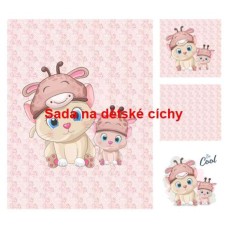 Autorská sada bavlněných panelů na peřinku č.51