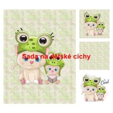Autorská sada bavlněných panelů na peřinku č.52