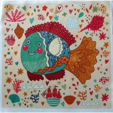BAVLNĚNÝ PANEL -  35 x 35 cm  LP309