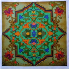 BAVLNĚNÝ PANEL -  35 x 35 cm  LP319