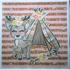 BAVLNĚNÝ PANEL DĚTSKÝ 25 X 25cm   ROF187
