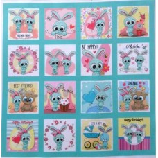 BAVLNĚNÁ LÁTKA - panel 35 x 35 cm  FNP158