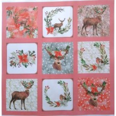 BAVLNĚNÁ LÁTKA - panel 35 x 35 cm  FNP188