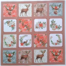 BAVLNĚNÁ LÁTKA - panel 35 x 35 cm  FNP191