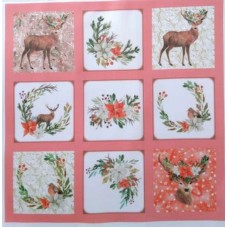 BAVLNĚNÁ LÁTKA - panel 35 x 35 cm  FNP193