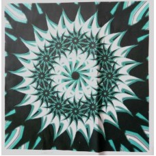 BAVLNĚNÁ LÁTKA - panel 35 X 35 cm  8MAN11