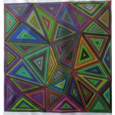 BAVLNĚNÁ LÁTKA - panel 35 X 35 cm  8MAN13