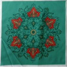 BAVLNĚNÁ LÁTKA - panel 35 X 35 cm  8MAN61